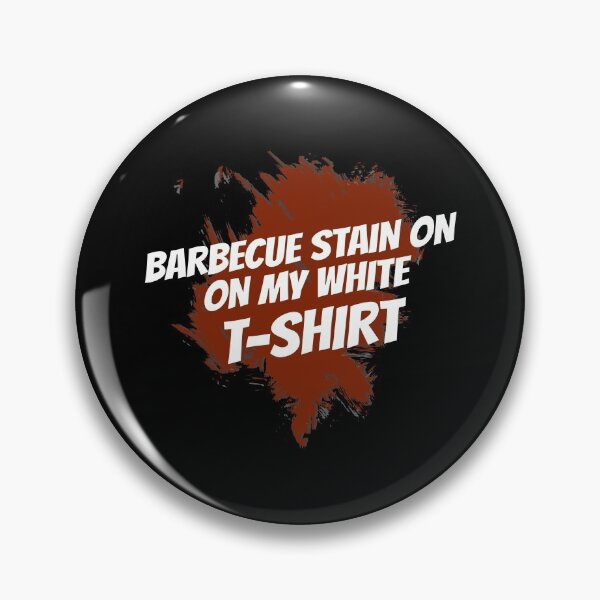 Item preview, Barbecue stain on my white tee shirt, BBQ, barbecue, barbecue near me designed and sold by T-DESIGNEDZ.