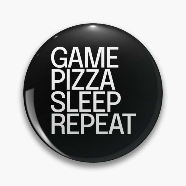 Item preview, Livelihood Game Pizza Sleep Repeat designed and sold by Albatrozz.