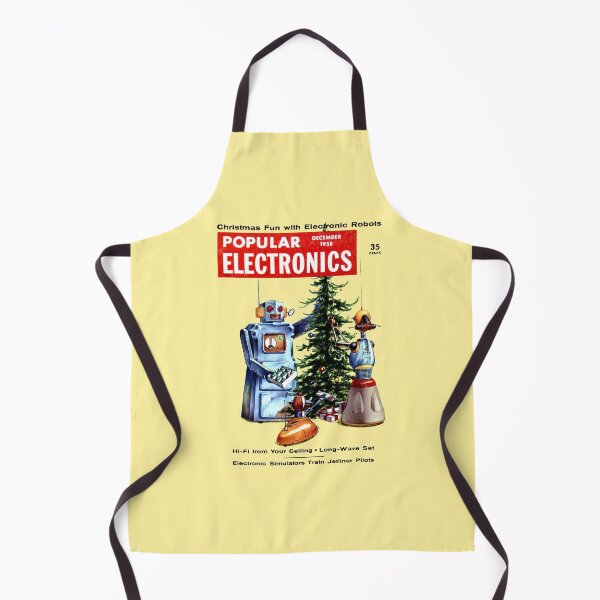 Item preview, POPULAR ELECTRONICS - CHRISTMAS ROBOT MAGAZINE COVER designed and sold by ThrowbackAds.