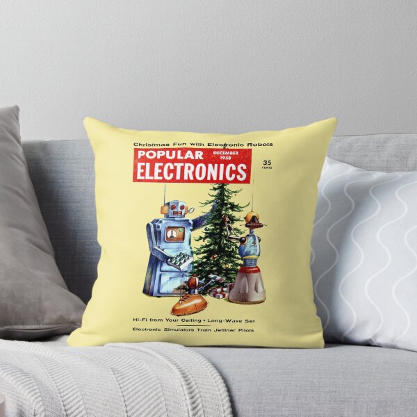 Item preview, POPULAR ELECTRONICS - CHRISTMAS ROBOT MAGAZINE COVER designed and sold by ThrowbackAds.