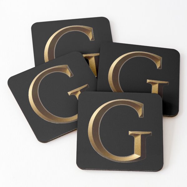 Item preview, LETTER G IN GOLD COLOR designed and sold by stickysterscom.