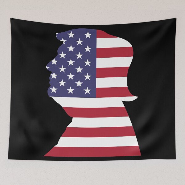 Item preview, American Flag - Donald Trump Silhouette  designed and sold by DopeTops.