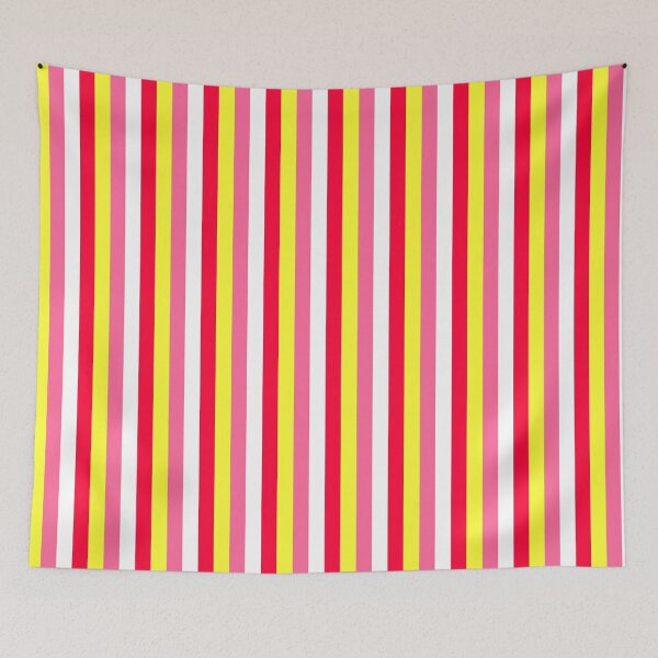 Item preview, Dahlia Fireworks Stripes designed and sold by PoppyPod.