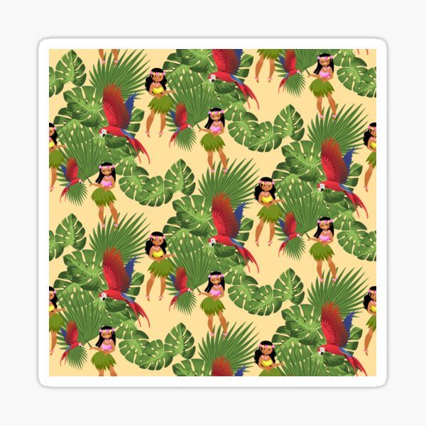 Tropical Pattern Sticker
