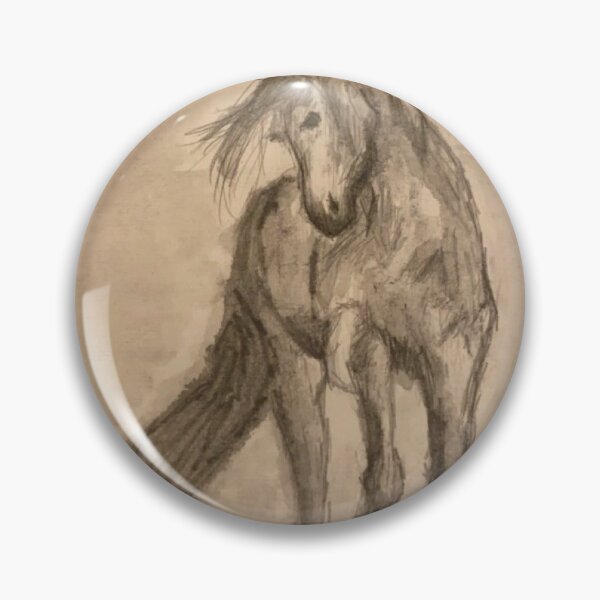 Artikelvorschau, Pferd in Aquarellstift entworfen und verkauft von Tessa Bryden.