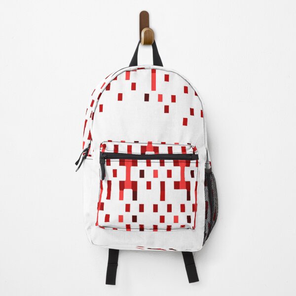 Item preview, Red and White Matrix Patterned Design designed and sold by DFLC Prints.