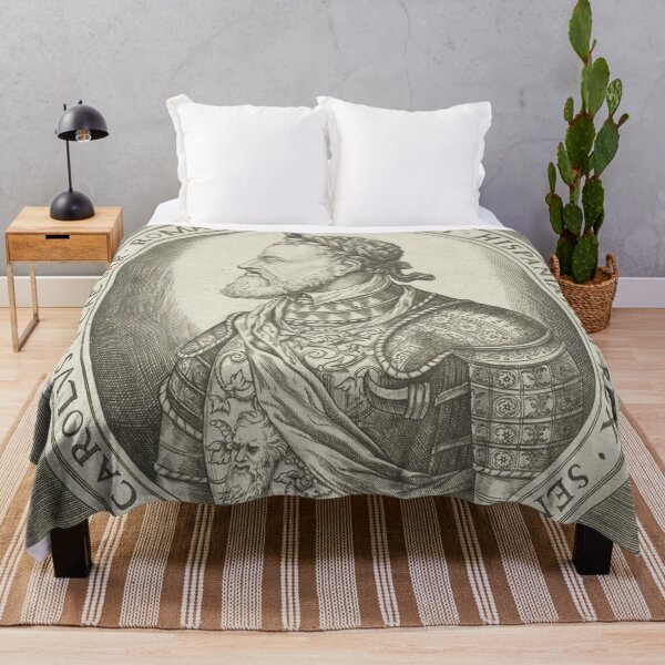 Item preview, Vintage etching portrait of The Holy Roman Emperor designed and sold by Vintage Designs +.
