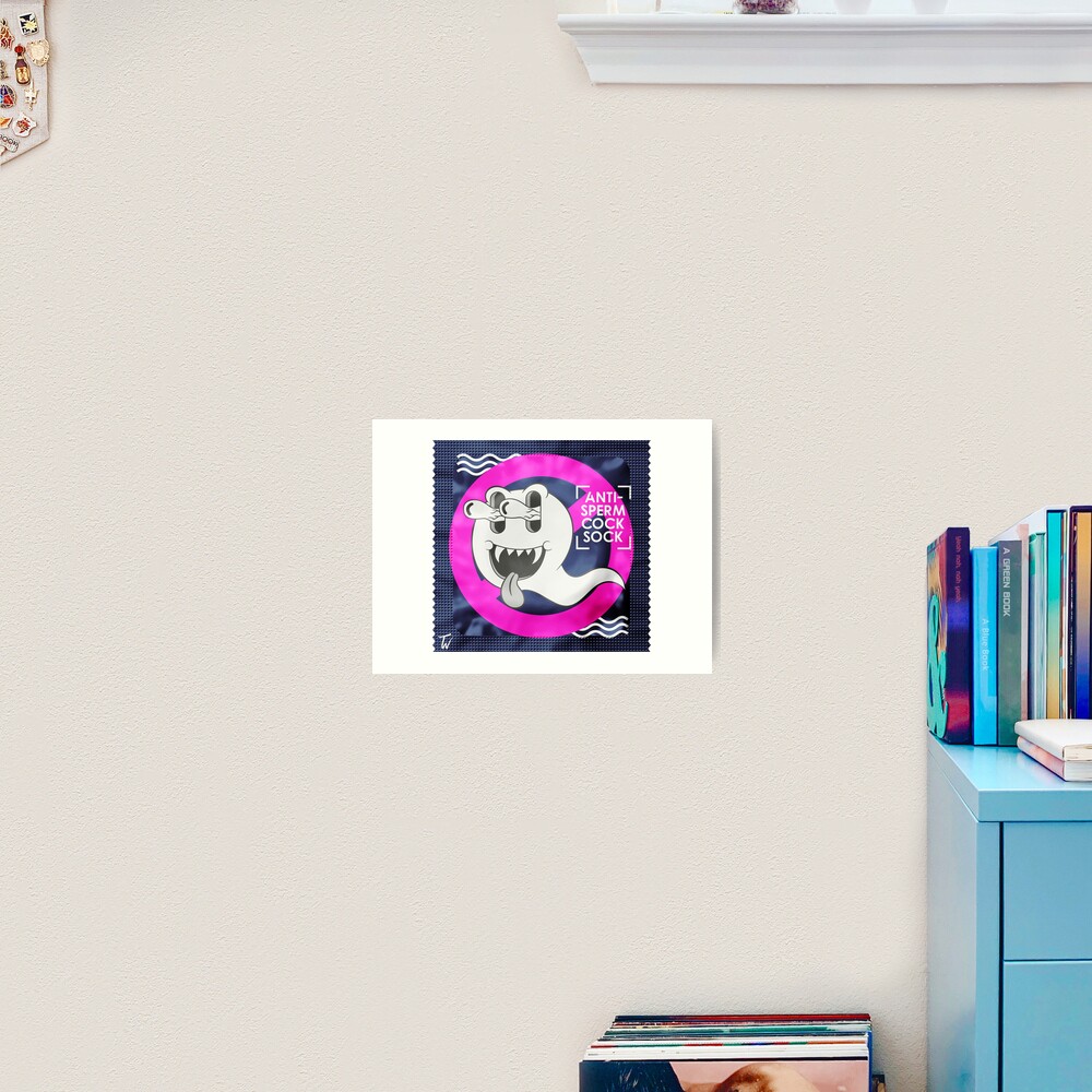 Anti Sperm Sock Condom Greeting Card for Sale by Tom Woodward | Redbubble