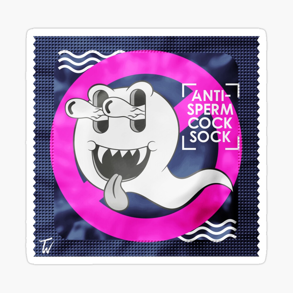 Anti Sperm Sock Condom Poster for Sale by Tom Woodward | Redbubble