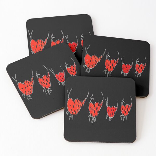 Item preview, Red Cherry Shrimp Ocean Animals designed and sold by NancyArtDesigns.