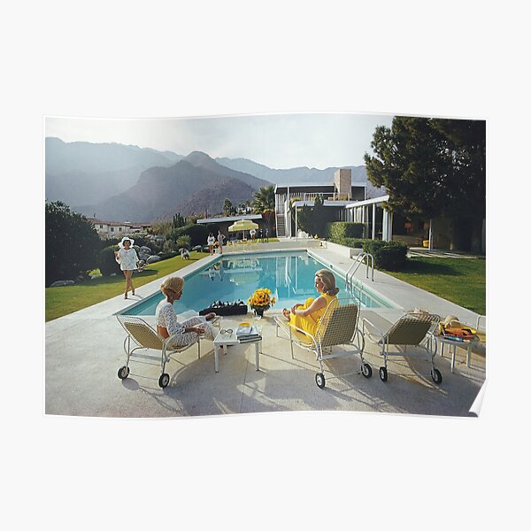 Poolside Glamour by slim aarons Poster