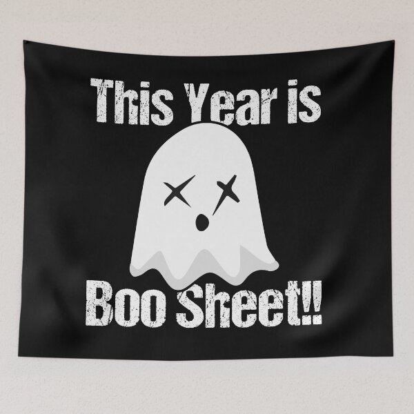 Item preview, This Year Is Boo Sheet Funny Ghost Boo Halloween 2020 designed and sold by A7med-Design.