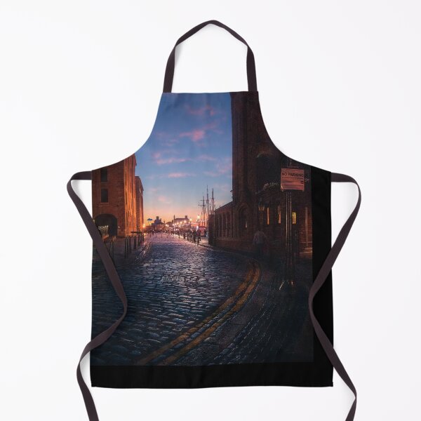 Item preview, Hartley Quay Street at sunset designed and sold by Kipcio.
