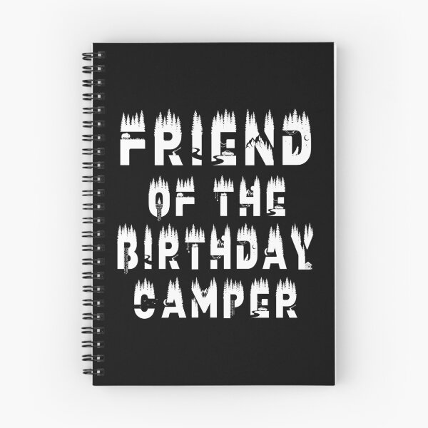 Item preview, Friend Of The Birthday Camper Camping Themed Party product designed and sold by Grabitees.