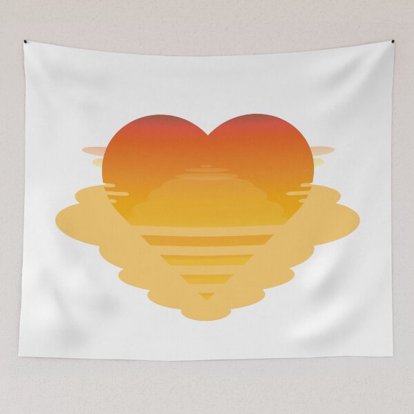 Item preview, Sunset Heart designed and sold by TokkiJess.