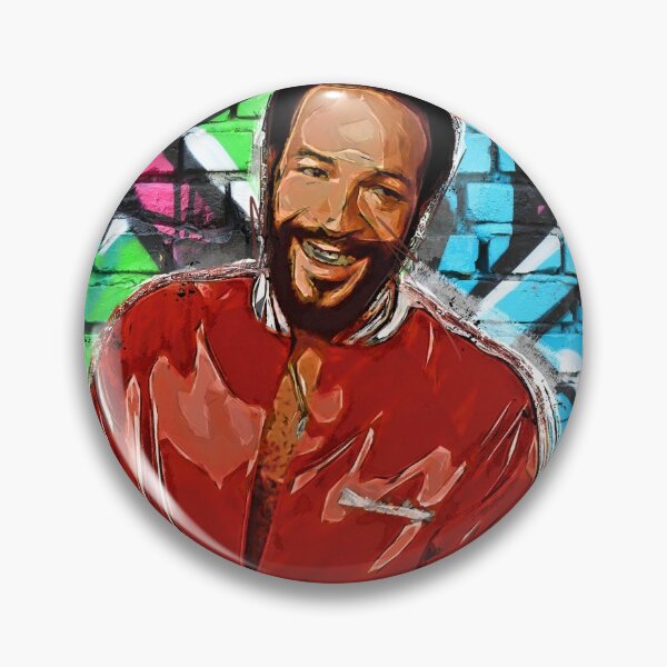 Item preview, Marvin Gaye - Diseño de arte de leyenda de la música soul designed and sold by TwoRabbits.