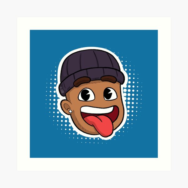 Denis Roblox Art Prints Redbubble - roblox fortnite with denis