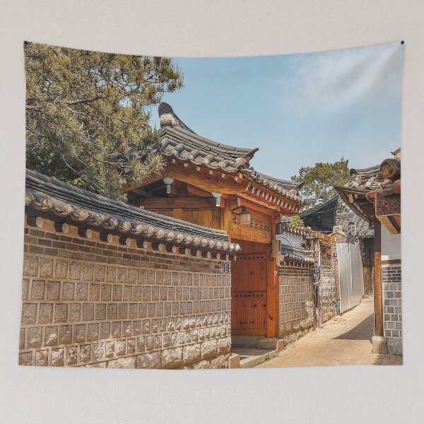 Item preview, Beautiful Korean Traditional Hanok Village in Seoul, South Korea designed and sold by melbournetee.