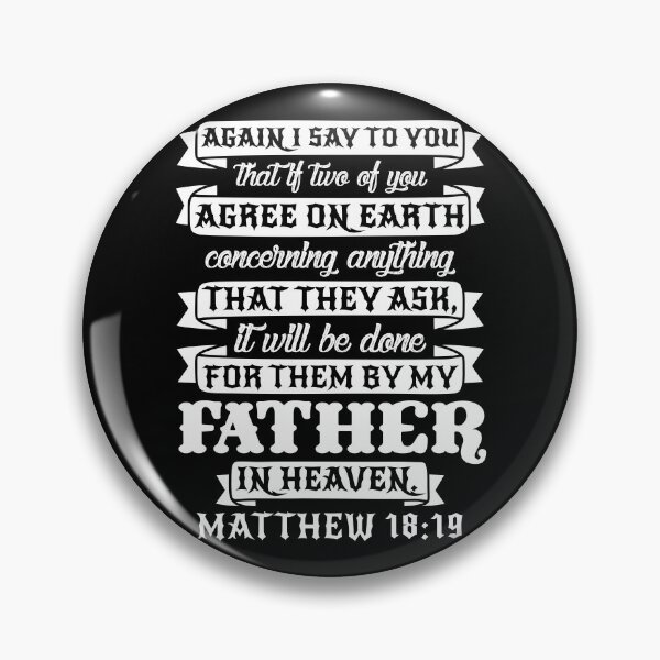 Artikelvorschau, Matthäus 18:19 entworfen und verkauft von plushism.