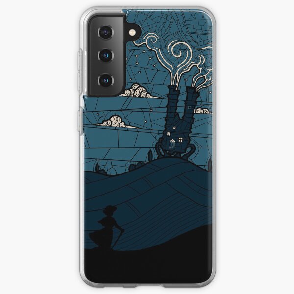 Aullidos moviendo el castillo Funda blanda para Samsung Galaxy