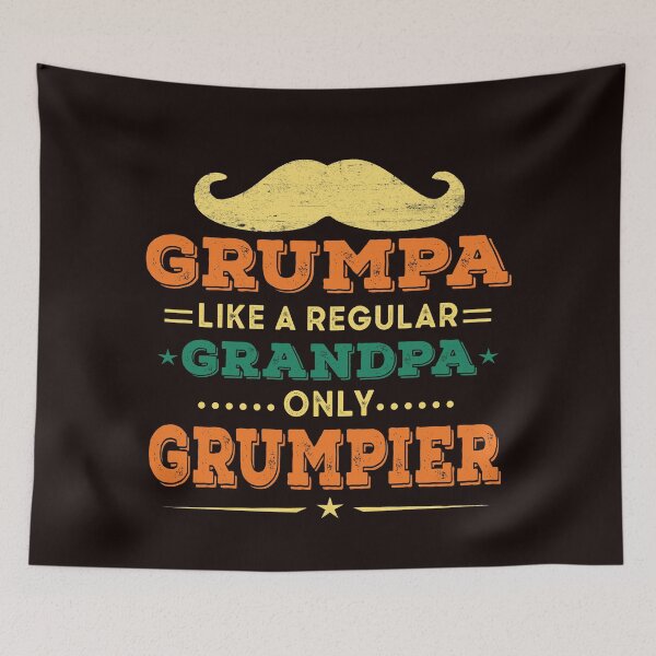 Item preview, grumpa like a regular grandpa only grumpier funny Mens Best Papa grandpa Dad Shirt, fathers day gift designed and sold by Majesticoo.