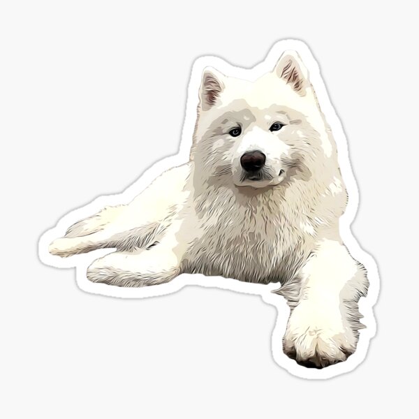 Samoyed Stickers for Sale | Redbubble