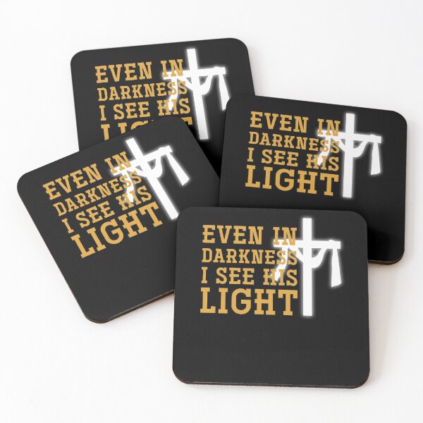 Item preview, Even In Darkness I See His Light Jesus Christ designed and sold by bestshirtdesign.