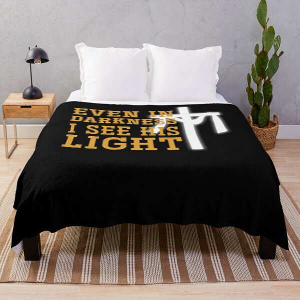 Item preview, Even In Darkness I See His Light Jesus Christ designed and sold by bestshirtdesign.