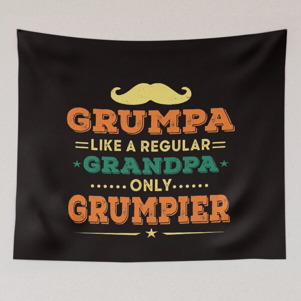Item preview, grumpa like a regular grandpa only grumpier funny Mens Best Papa grandpa Dad Shirt, fathers day gift designed and sold by Majesticoo.
