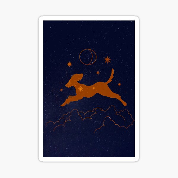 Copper cocker spaniel - dog star Sticker