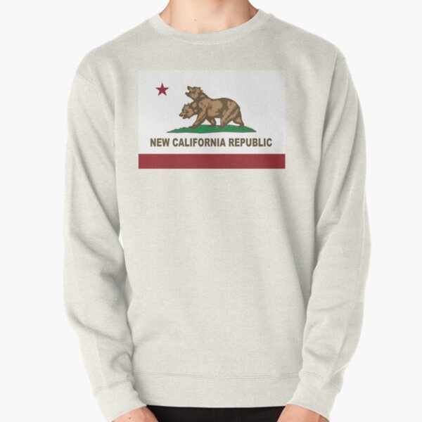 California Republic Grizzly Bear Camping Hiking Vacation Pullover Sweatshirt