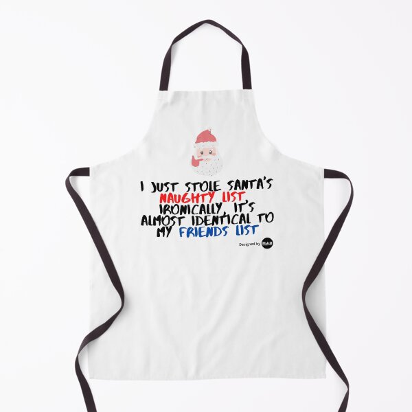 Item preview, Funny Santa Clause Naughty List Joke Design designed and sold by NGAGE "LIVE LIFE".