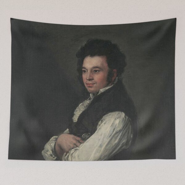 Item preview, Artist Louis-Marie Autissier Self portrait designed and sold by Vintage Designs +.
