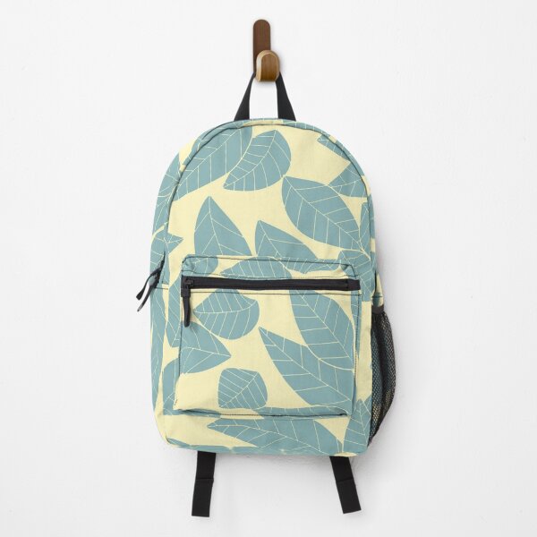 Item preview, Falling Autumn Leaf Pattern Autumn Blue designed and sold by MoonsmileProd.