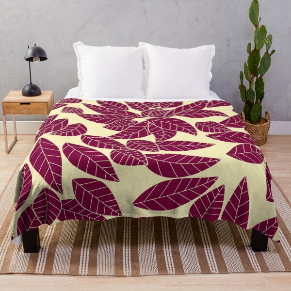 Item preview, Autumn Leaf Pattern - Maroon Color designed and sold by MoonsmileProd.
