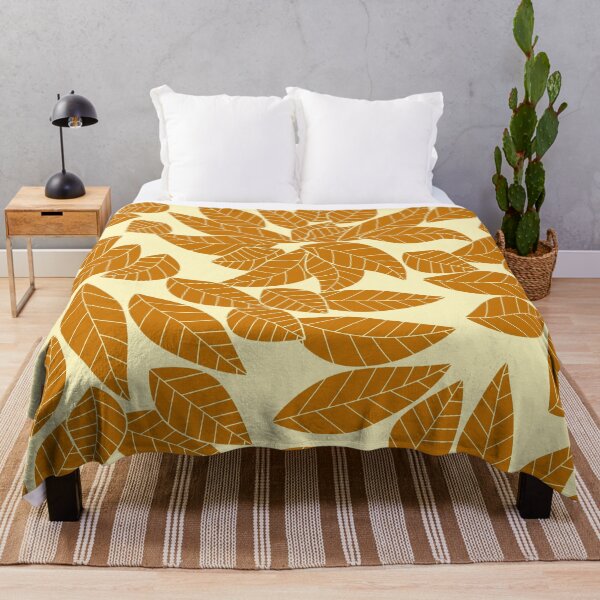 Item preview, Falling Autumn Leaf Pattern - Tan Color designed and sold by MoonsmileProd.