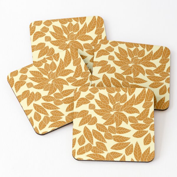 Item preview, Falling Autumn Leaf Pattern - Tan Color designed and sold by MoonsmileProd.