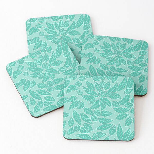 Item preview, Falling Autumn Leaf Pattern - Autumn Blue designed and sold by MoonsmileProd.