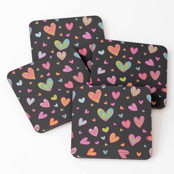 Item preview, Colorful heart pattern design designed and sold by ashdenent.