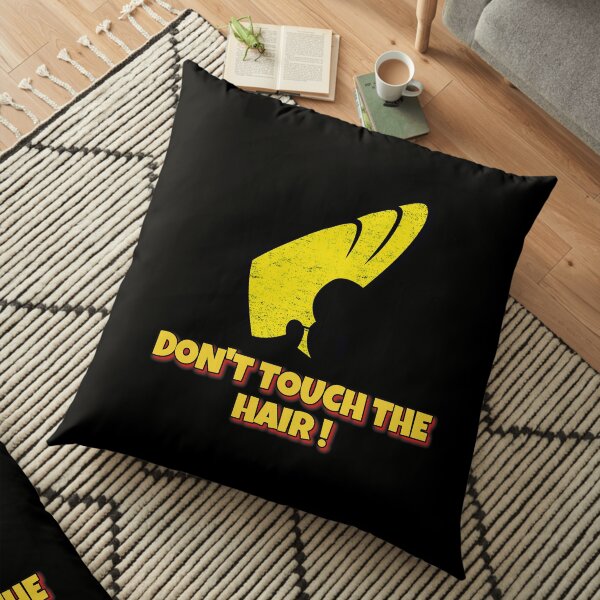 Ne touchez pas les cheveux Coussin de sol