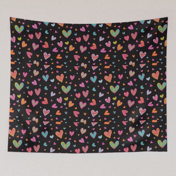 Item preview, Colorful heart pattern design designed and sold by ashdenent.