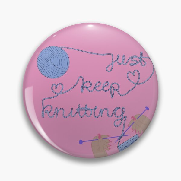 Item preview, Just keep knitting! Print 3 designed and sold by ALP  Creates.