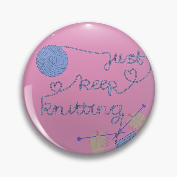 Item preview, Just keep knitting! Print 4 designed and sold by ALP  Creates.