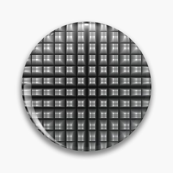 Item preview, Stainless Steel Cross - Digital Abstract Art 3d Cube Grid Pattern designed and sold by Dator-Abstracts.