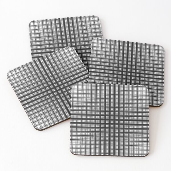 Item preview, Stainless Steel Cross - Digital Abstract Art 3d Cube Grid Pattern designed and sold by Dator-Abstracts.