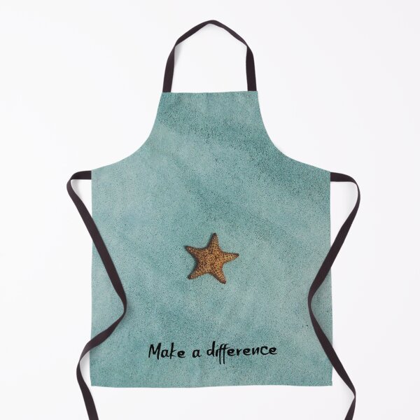 Item preview, Make a difference .... (The Starfish Story). Starfish on sand. Colour. Black text. designed and sold by JellyBeenzz.