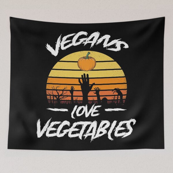 Item preview, VEGANS LOVE VEGETABLES FUNNY HALLOWEEN GIFT designed and sold by TheFirstOne.