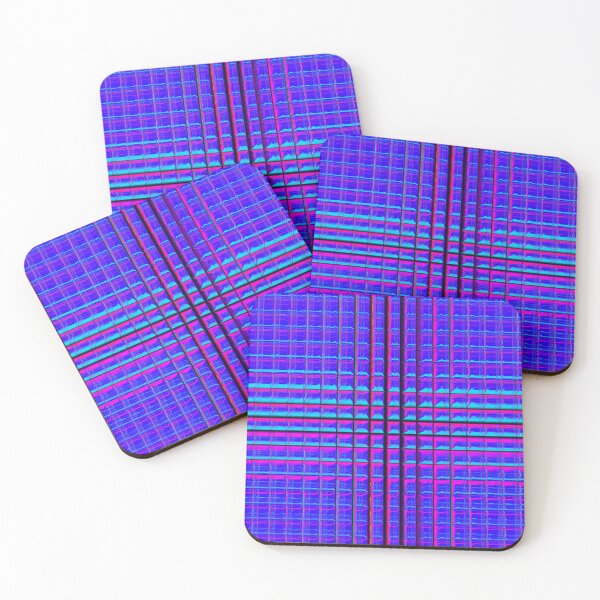 Item preview, Gridded Cyberpunk Cross - Digital Abstract Art 3d Checked Grid Pattern designed and sold by Dator-Abstracts.