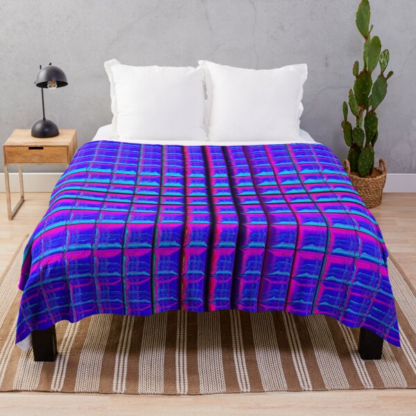 Item preview, Gridded Cyberpunk Cross - Digital Abstract Art 3d Checked Grid Pattern designed and sold by Dator-Abstracts.