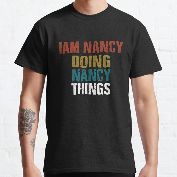 Vintage Style Nancie Funny First Name Definition Adult T-Shirt Vintage Style Nancie Funny First Name Definition Adult T-Shirt